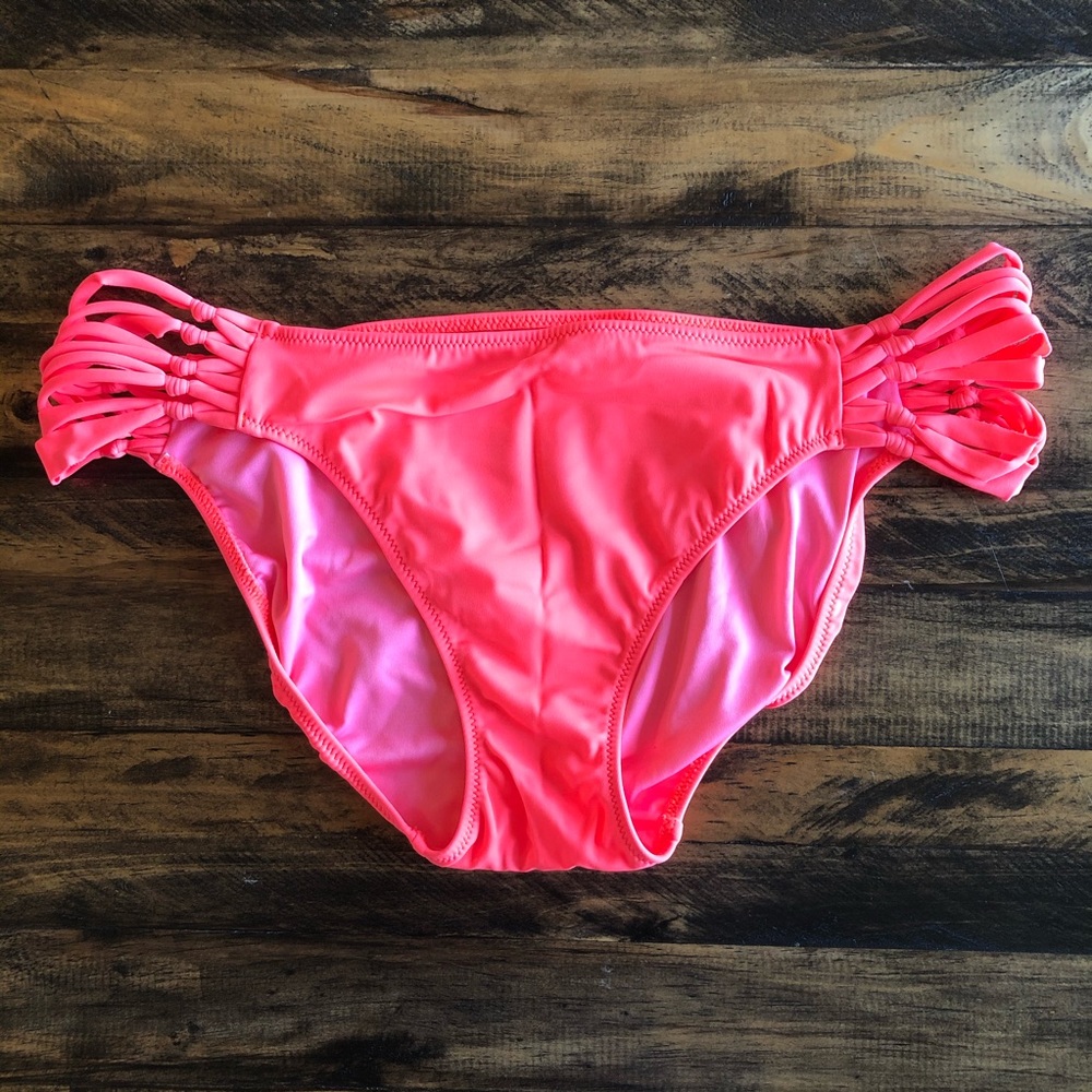 PINK Hot Pink/Coral Swim Bottoms